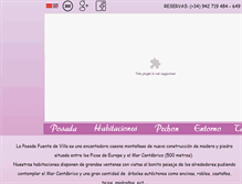 Tablet Screenshot of fuentedevilla.com